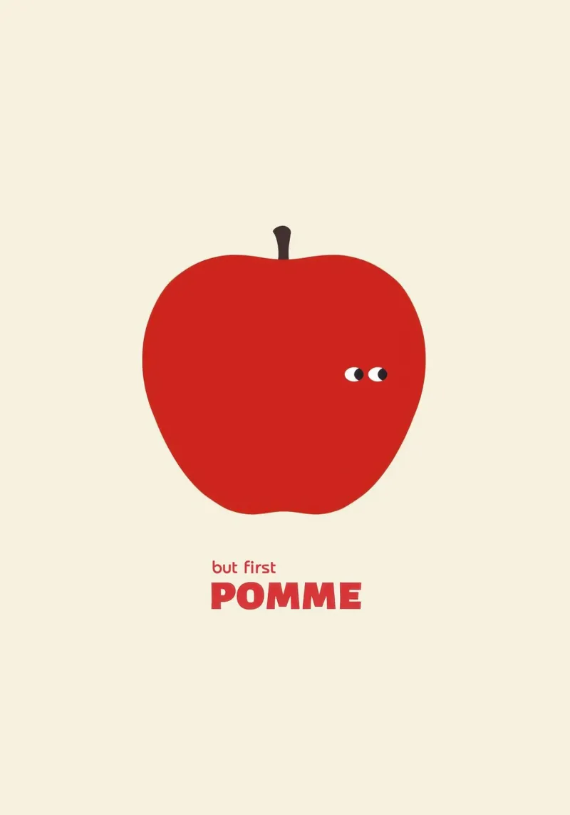 But First Pommes pellicola backlit da Attaboy Dsgn
