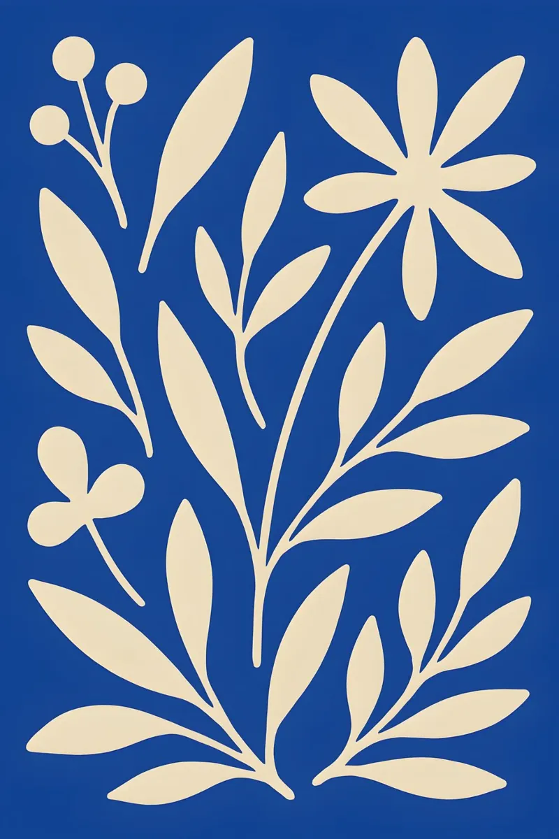 Blue Cutout Harmony carta hahnemühle da Creative.Mind