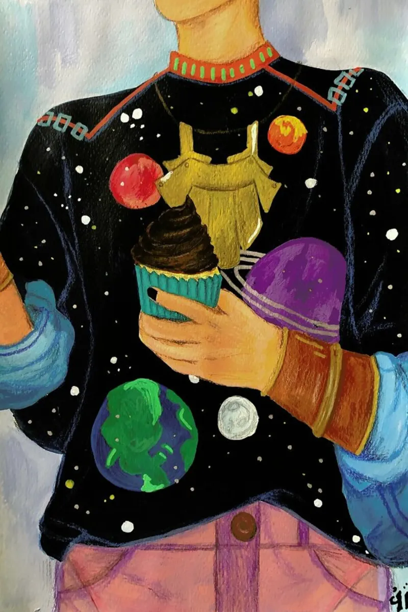 Cupcakes And Space alluminio dibond da Paloma Kua