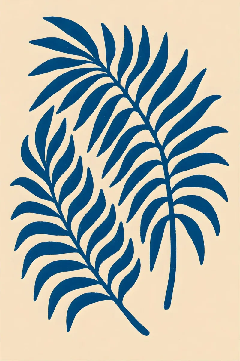 Tropical Fronds hahnemühle by Creative.Mind