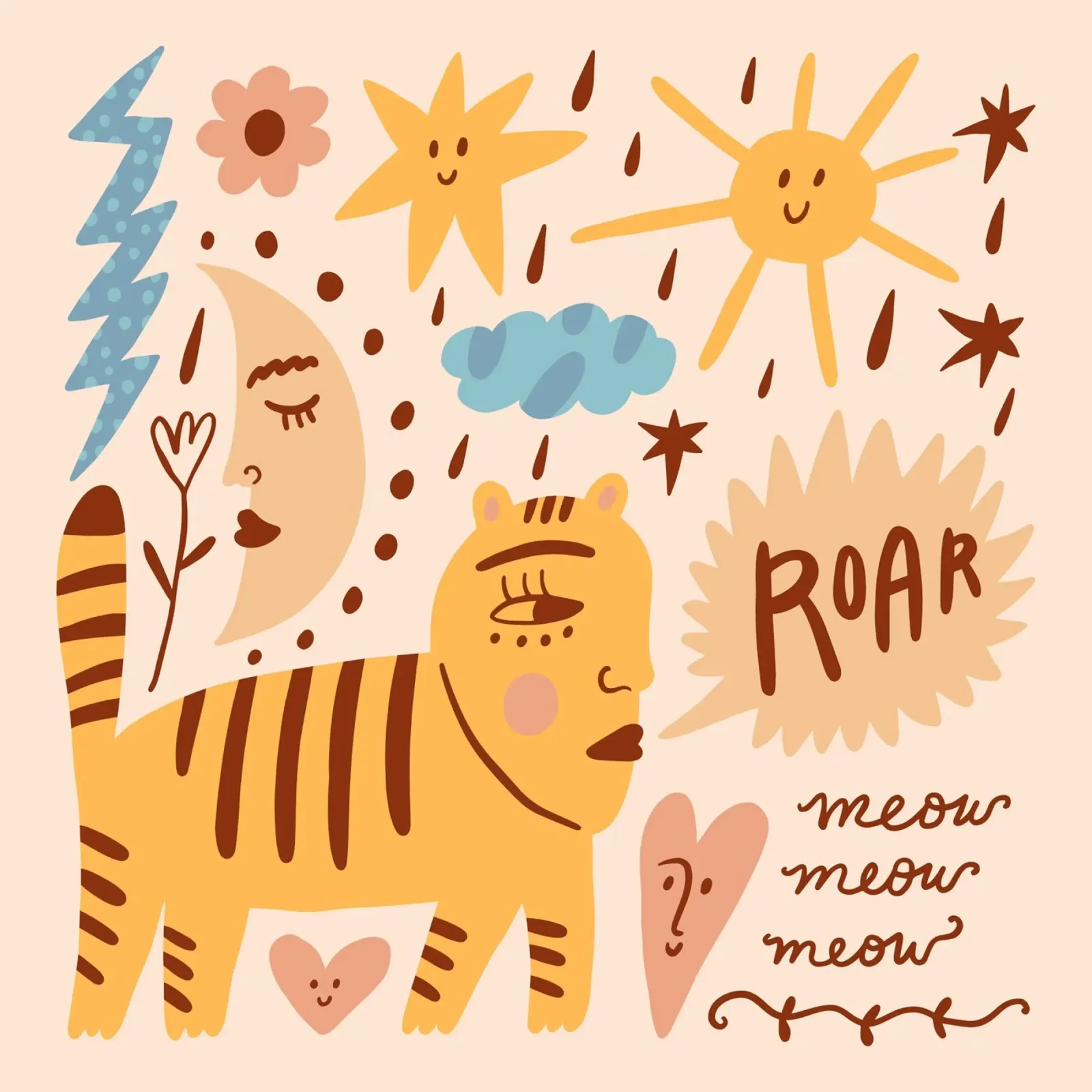 Tiny And Wild No 12 alluminio dibond da treechild