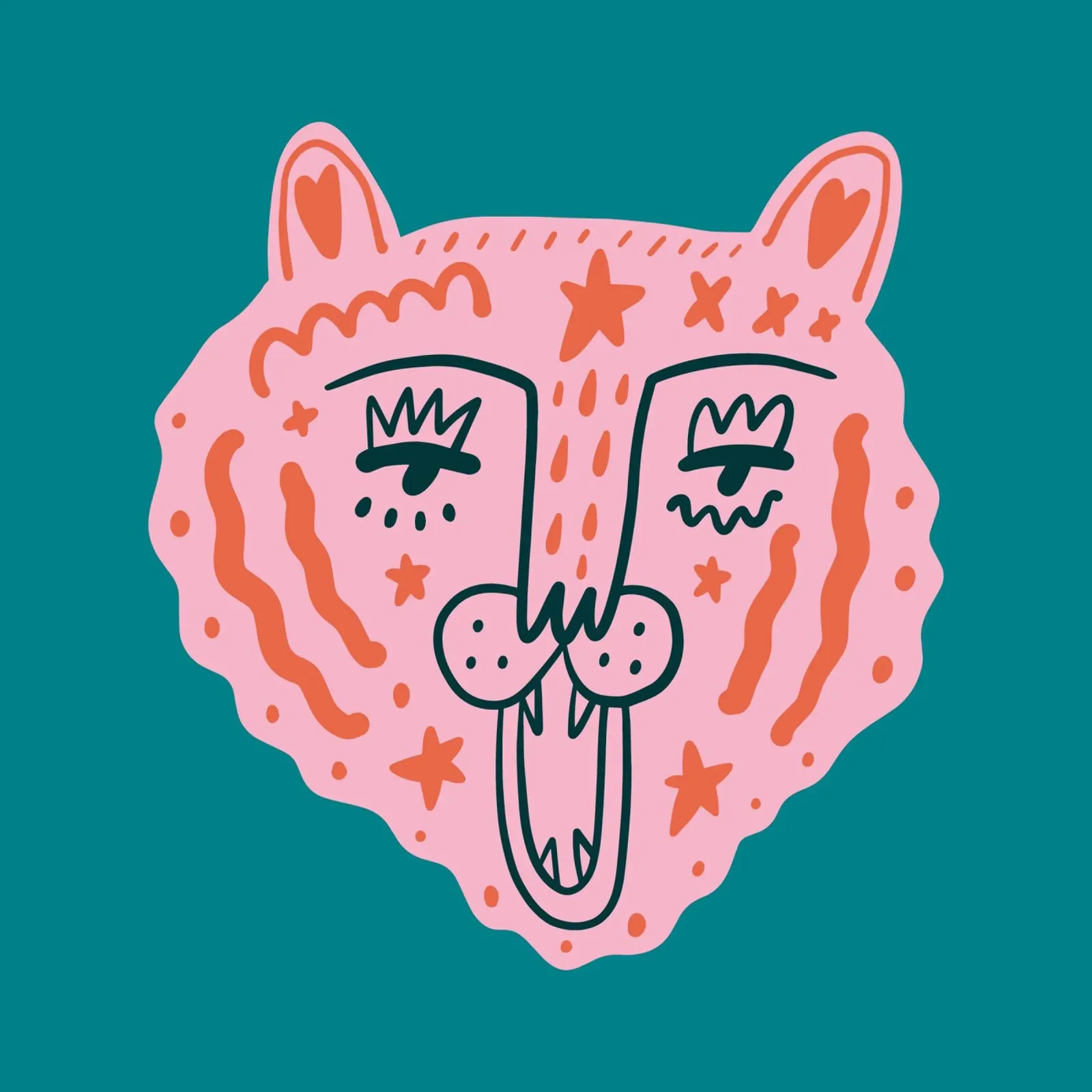 Tiny And Wild No 14 alluminio dibond da treechild