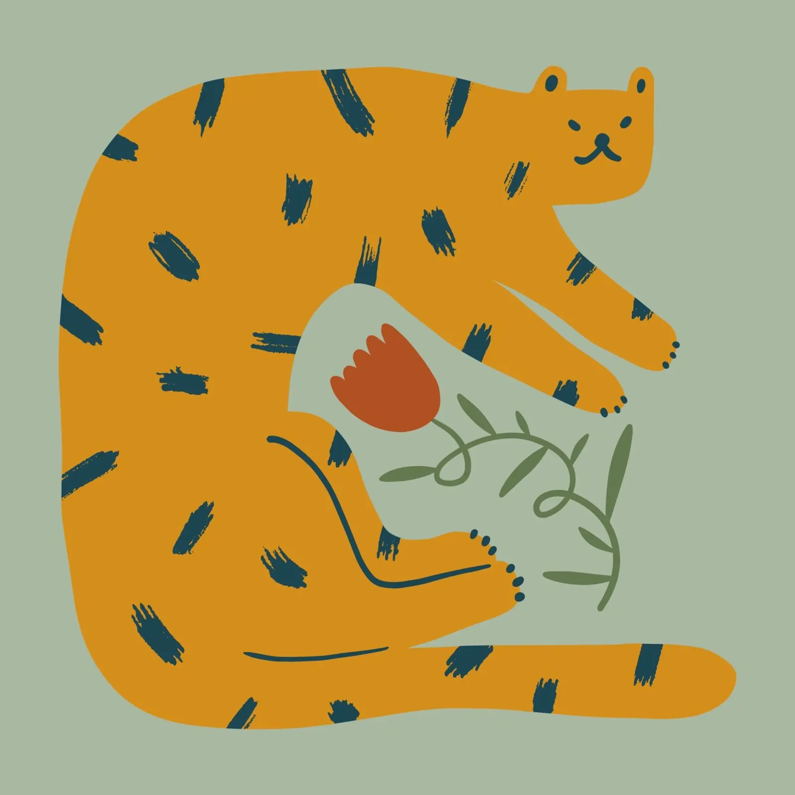 Tiny And Wild No 17 alluminio dibond da treechild