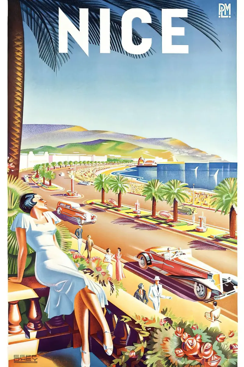1935 Viaggio Nizza Francia plexiglass da MisteryMachine