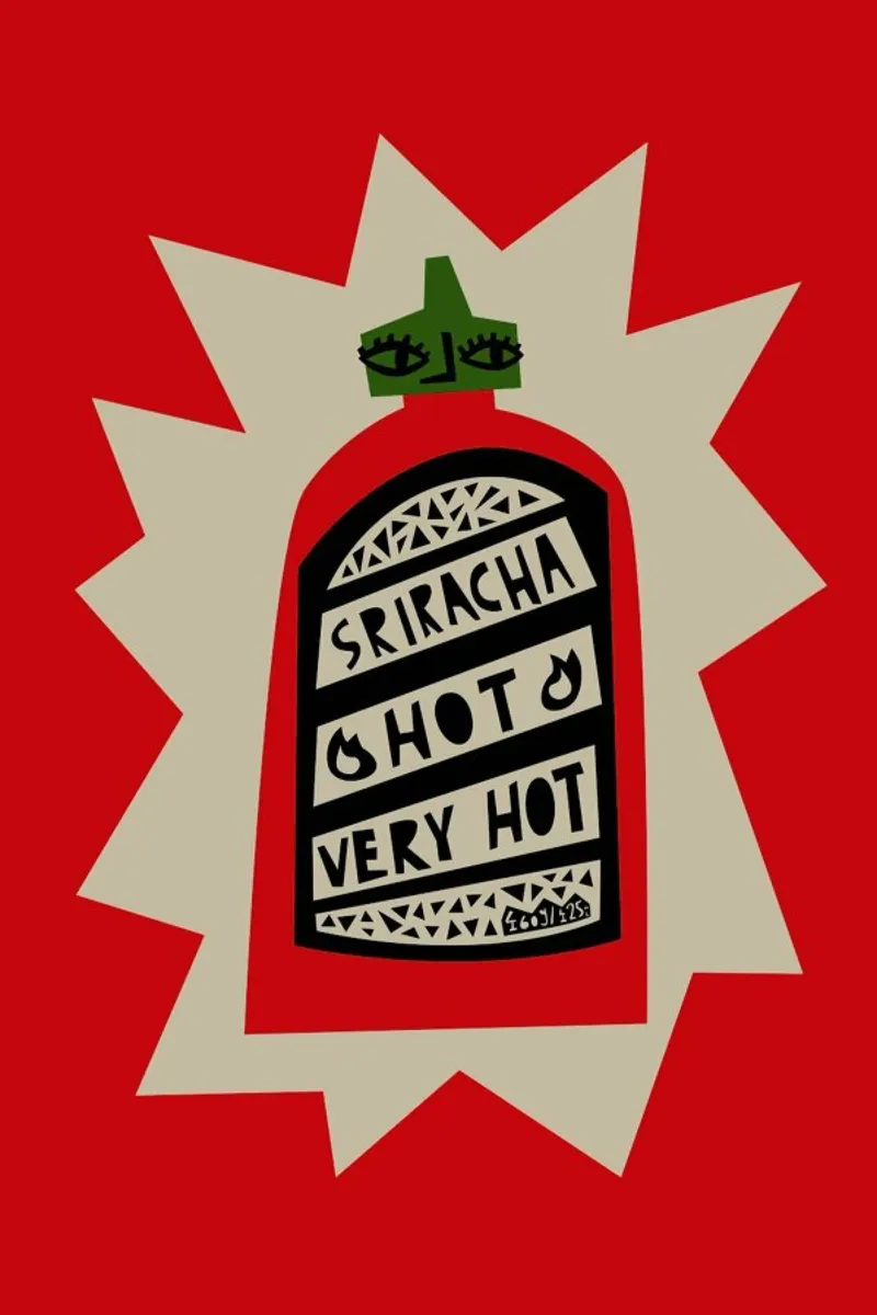 Sriracha pellicola backlit da Fox & Velvet