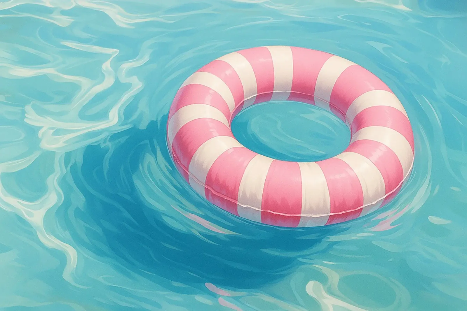 Swim Ring pellicola backlit da Attaboy Dsgn