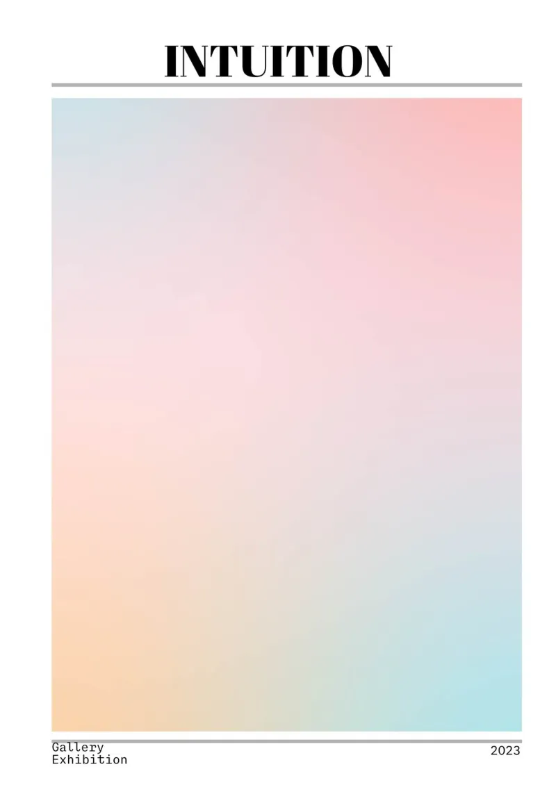 Intuition Aura Gradient Print - Mostra in galleria pellicola backlit da homdeco