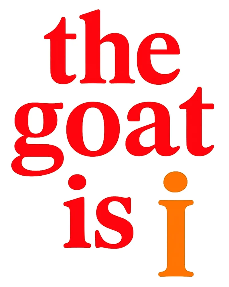 THE GOAT IS I alluminio dibond da Vintage Van Gogh