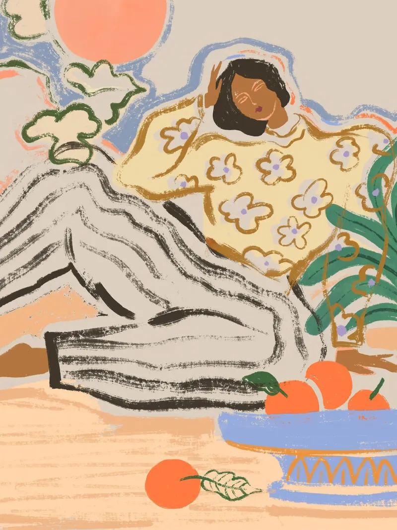 Lazy Days canvas by estellebardal