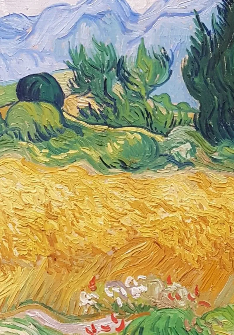 natural view of wheat fields canvas by cloud shop