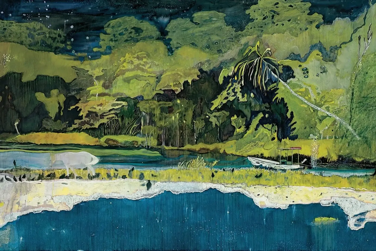 Peter Doig Notte pellicola backlit da Milfordwings