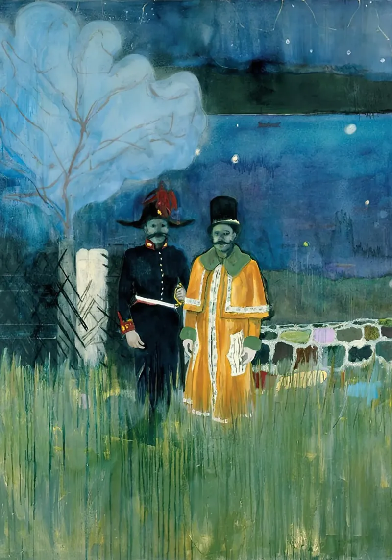 Peter Doig - Gasthof 2003 pellicola backlit da Milfordwings