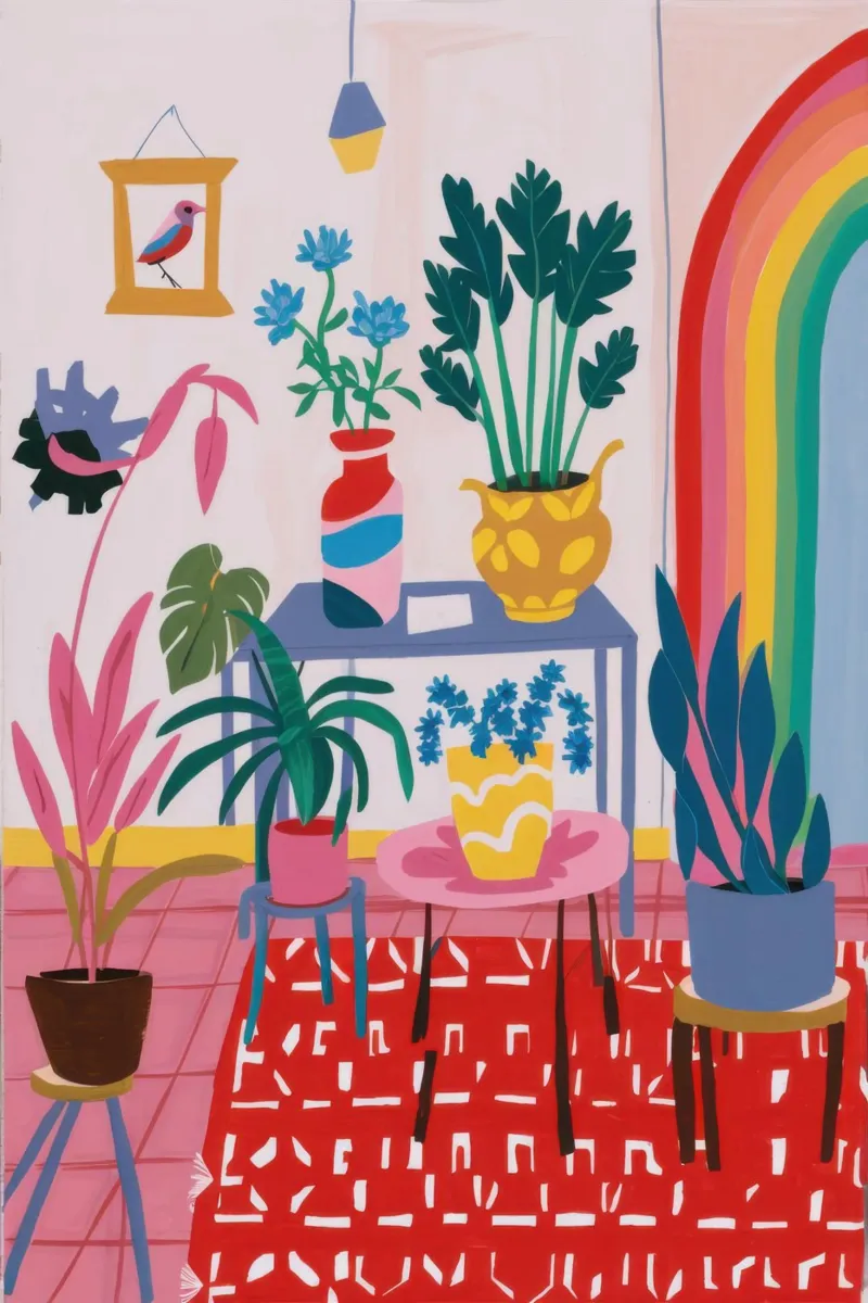 Maximalist Plant Room poster by Pale Aura