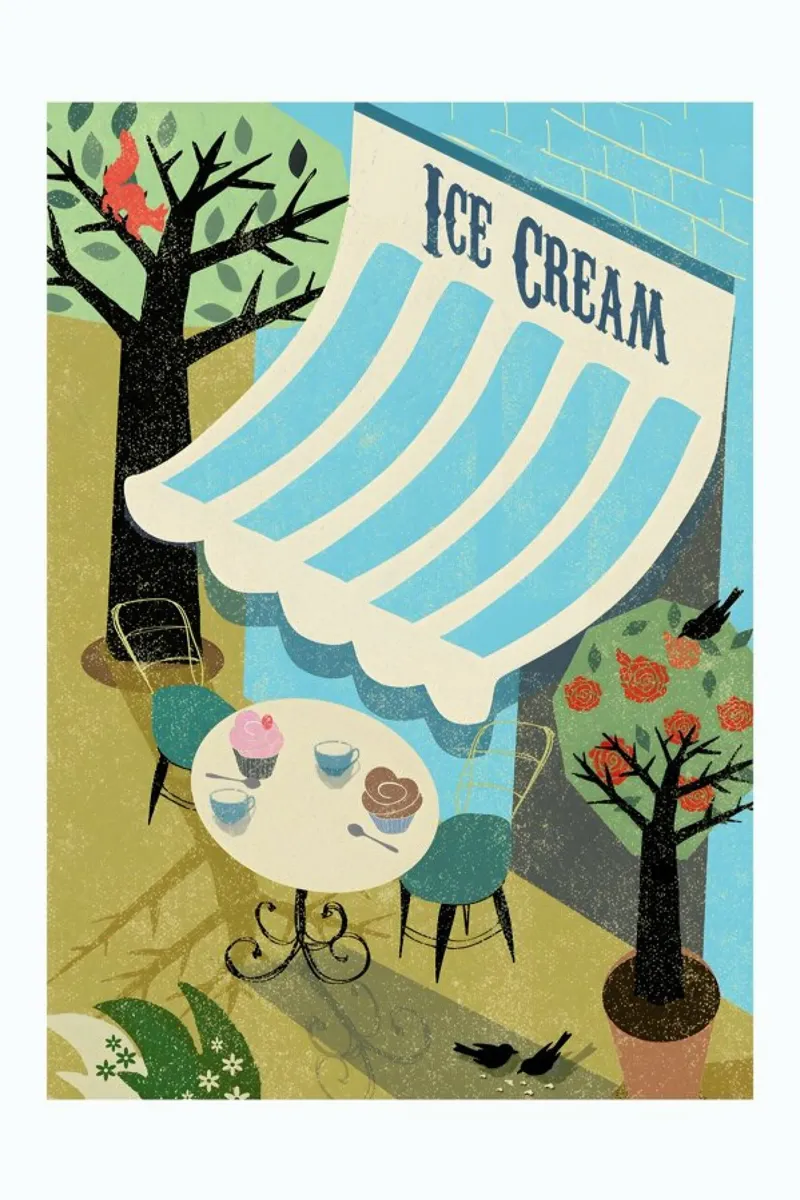 Ice Cream pellicola backlit da Rocket68