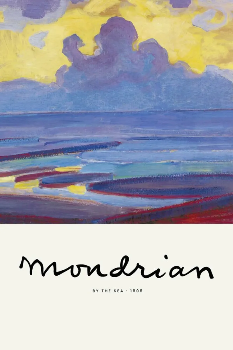 Mondrian – Signed By the Sea pellicola backlit da Vintage by JUNIQE