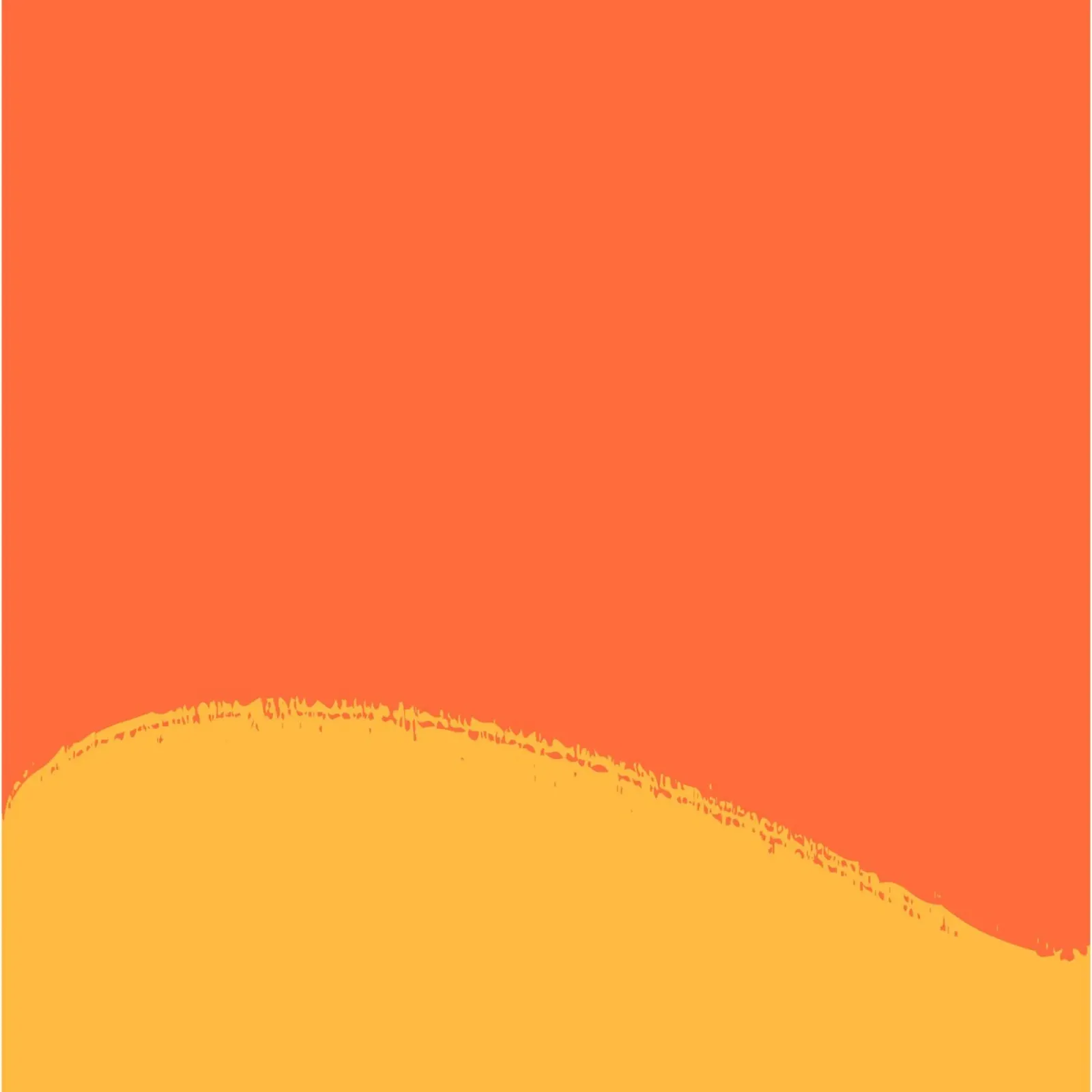 warm colors gradient poster with plastic frame by pastel color shape