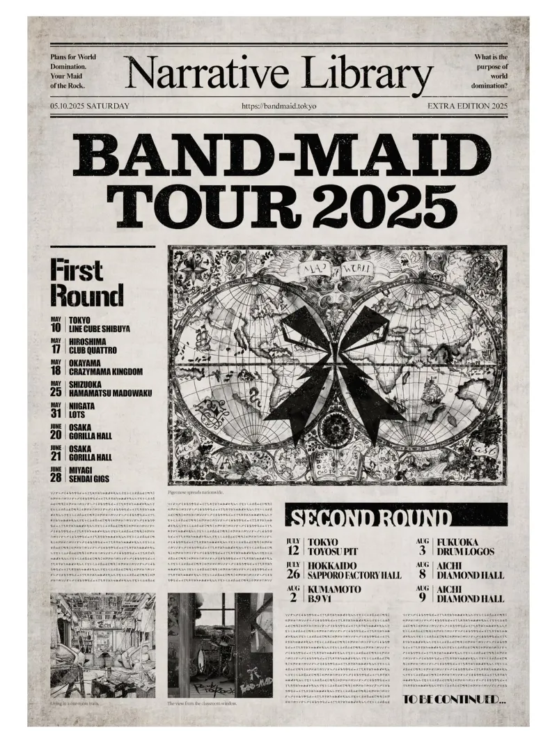 Band Maid Tour 2025 hahnemühle by Music Fest