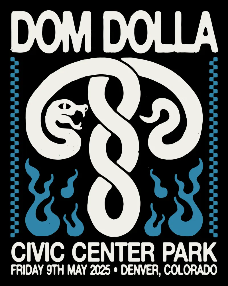 DOM DOLLA Civic Center Park poster con telaio in plastica da carleemiller