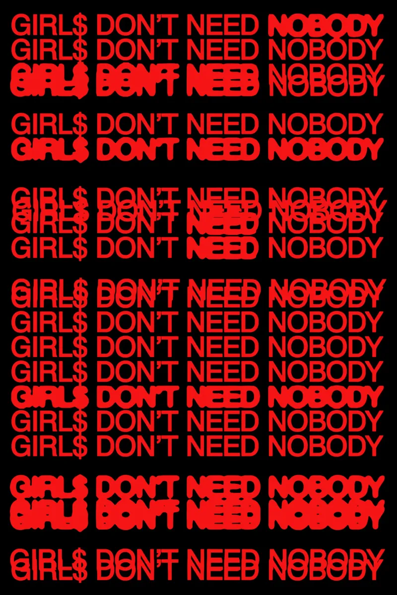 DOM DOLLA Girls Don't Need Nobody hahnemühle by carleemiller