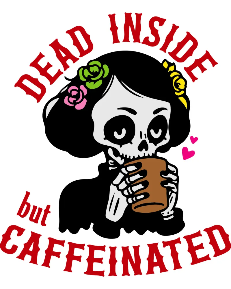 dead inside caffeinated canvas by onetime