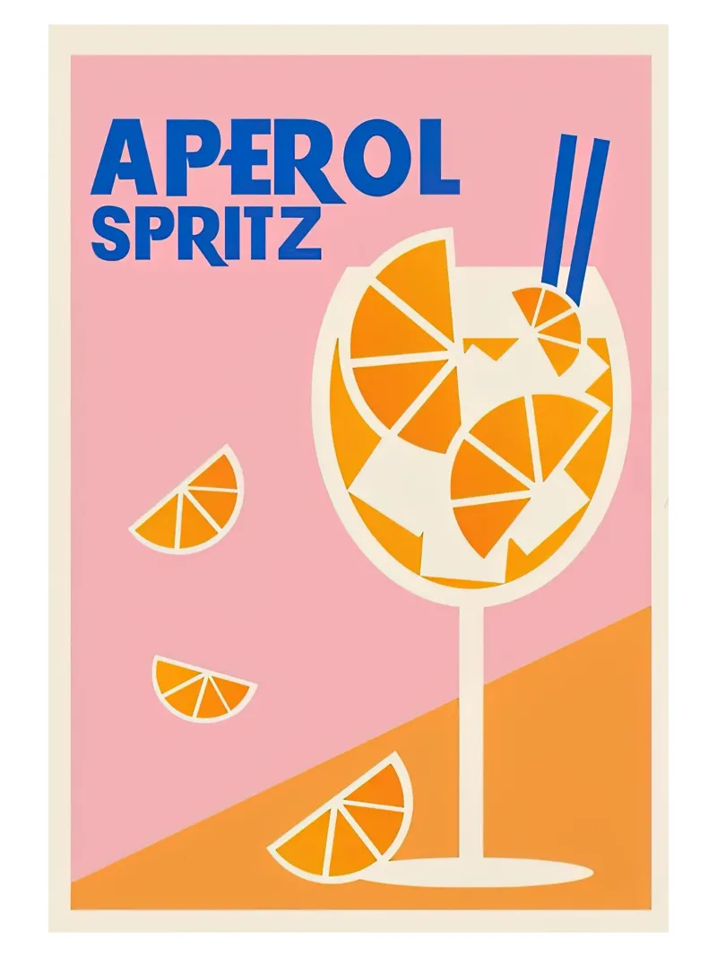 Aperol Drink Spritz poster da Cocktail Drink