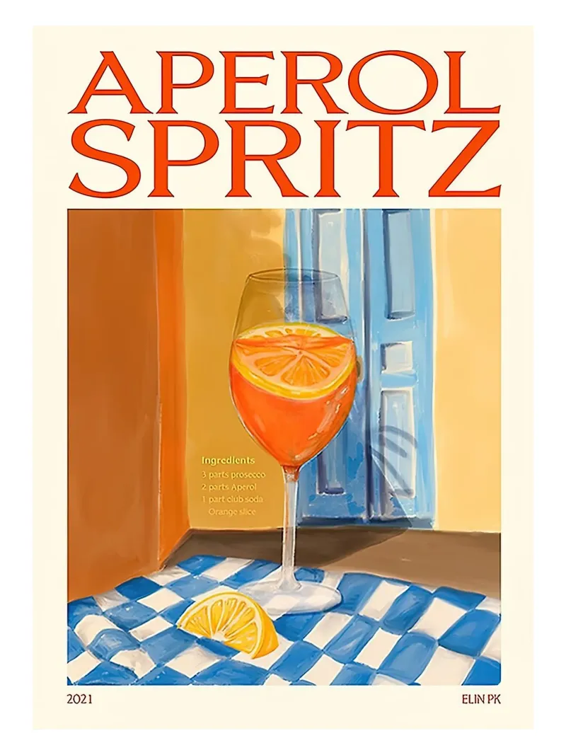 Aperol Drink Spritz pellicola backlit da Cocktail Drink