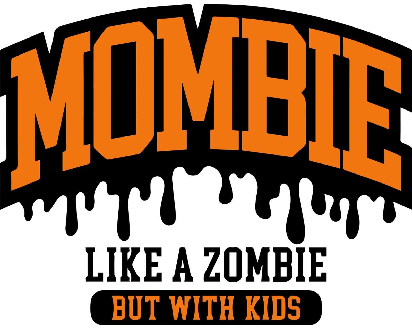 mamma come uno zombie tela con Cornice a cassetta da onetime