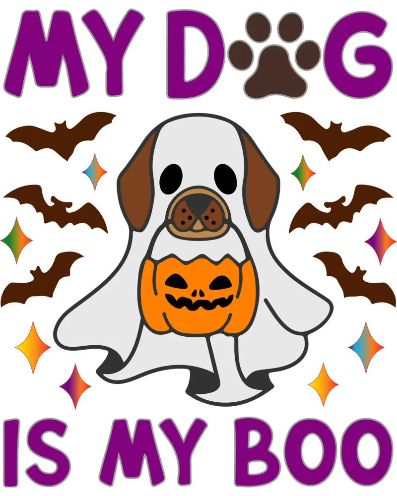 il mio cane il mio boo poster con telaio in plastica da onetime