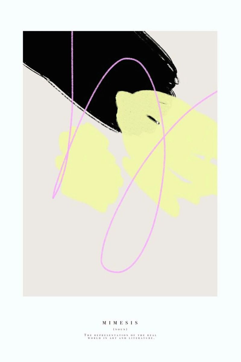 Mimesis poster van Pure