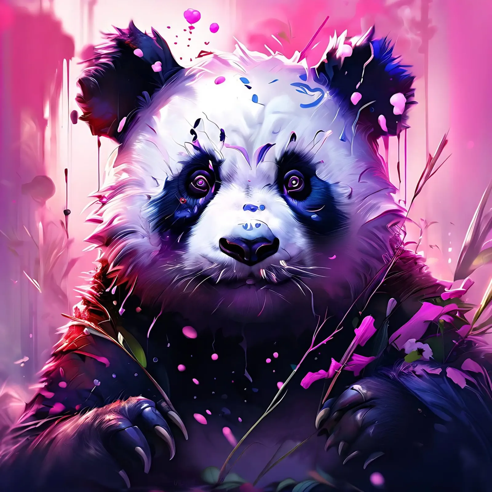 Panda_Style_H_1 pellicola backlit da Tierisch bunt by LK