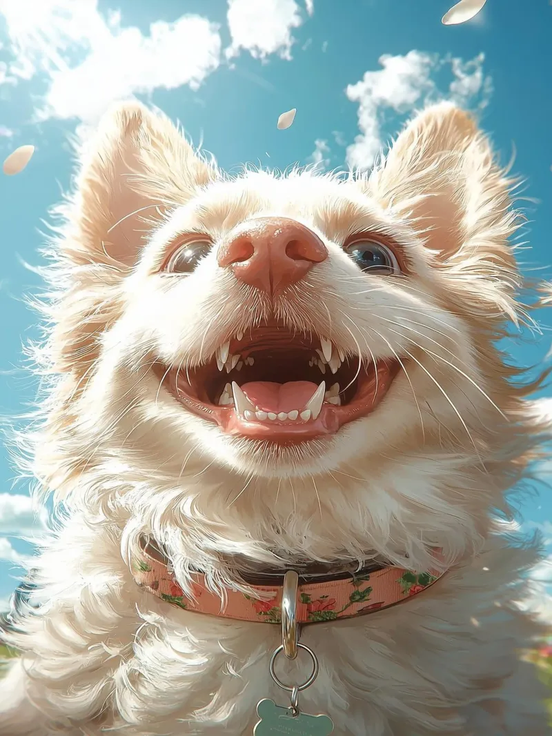 Lovely dog hahnemühle by Cute Art