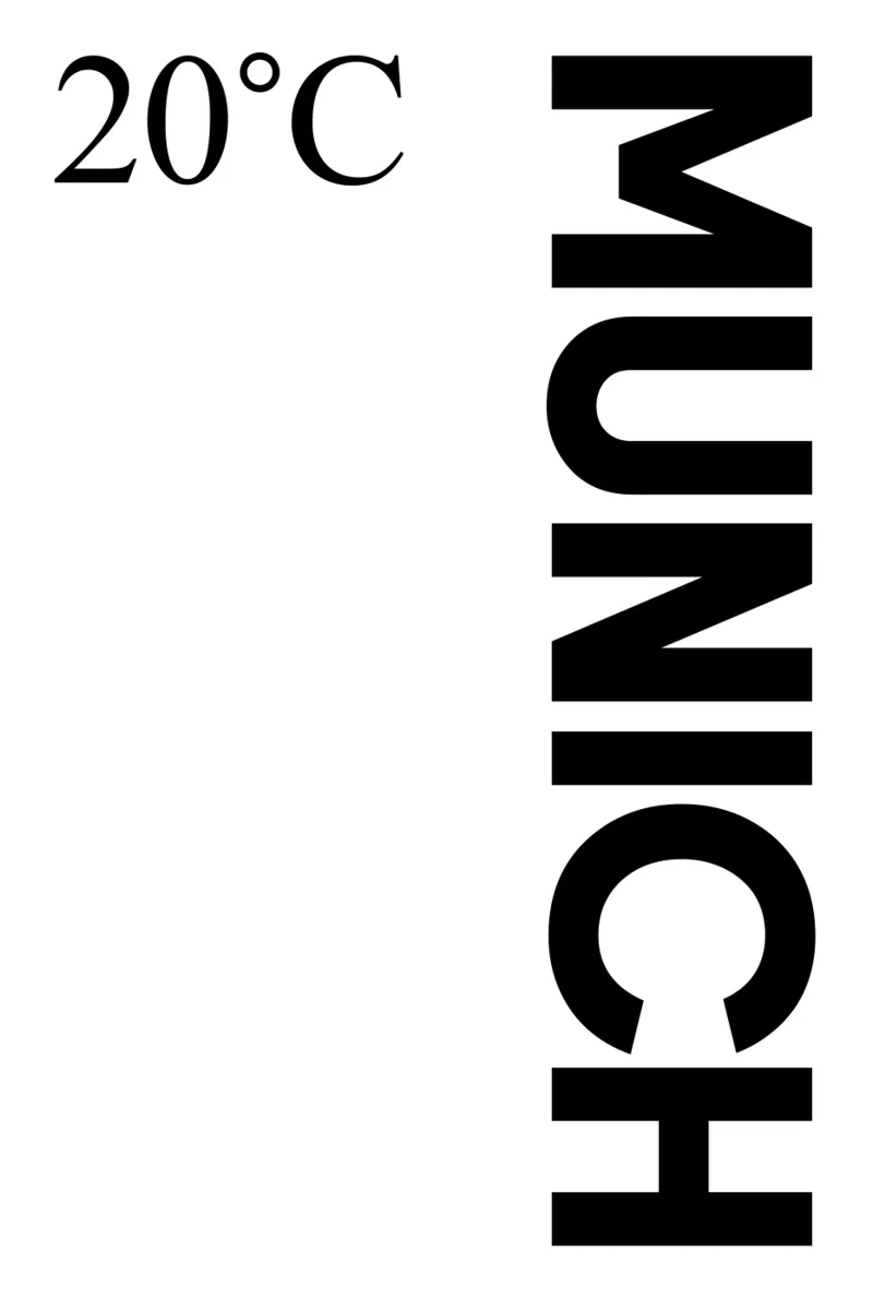 Munich plexiglass da YV TYPOGRAPHY