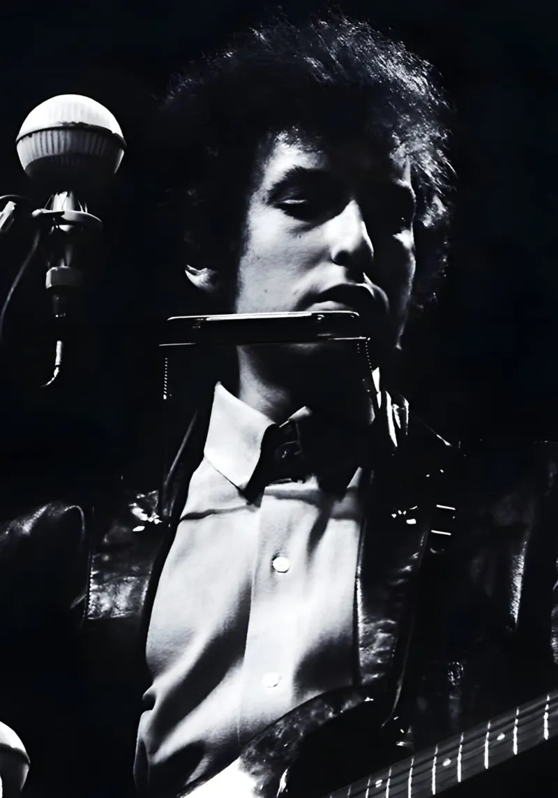 Bob Dylan alluminio dibond da Low poly art
