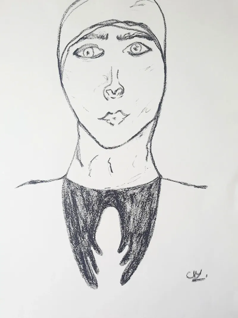 Il volto di un angelo carta hahnemühle da Cohe studio