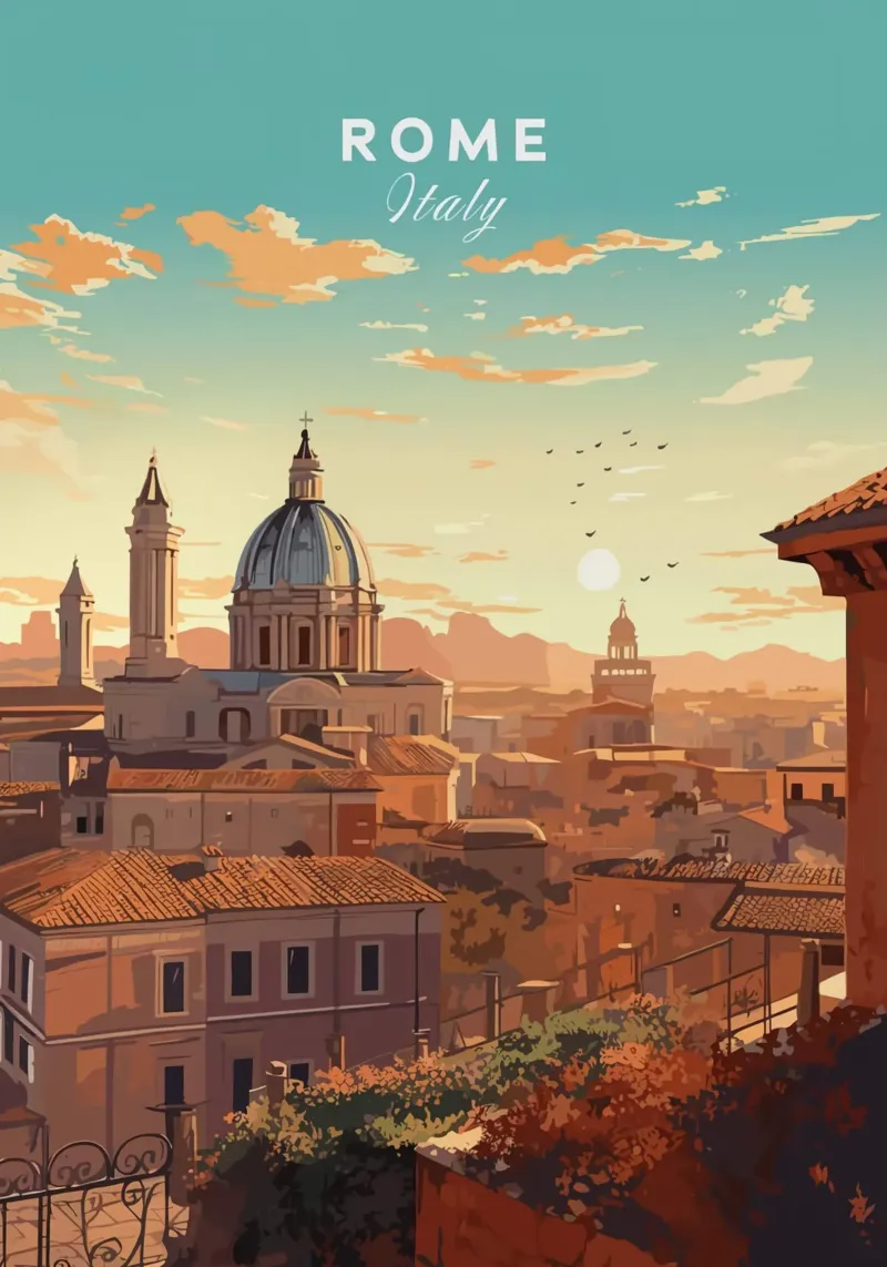 Roma, Italia poster da Alexandra Peack