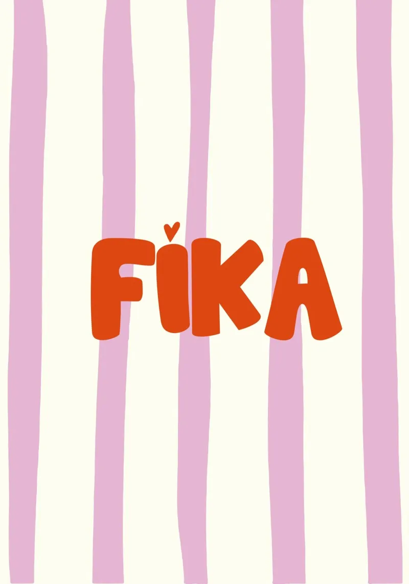 Fika Swedish Coffee Break pellicola backlit da Attaboy Dsgn
