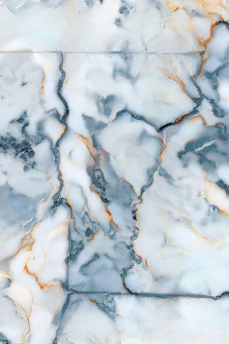 Vermont Marble Map poster avec cadre en aluminium de Octavian