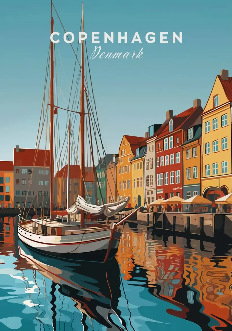 Copenaghen, Danimarca pellicola backlit da Alexandra Peack