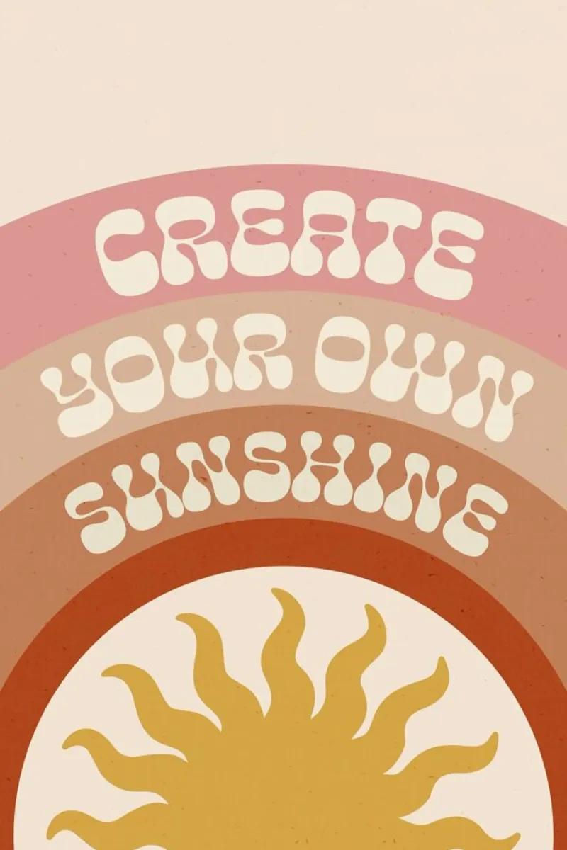Create Your Own Sunshine pellicola backlit da cafelab
