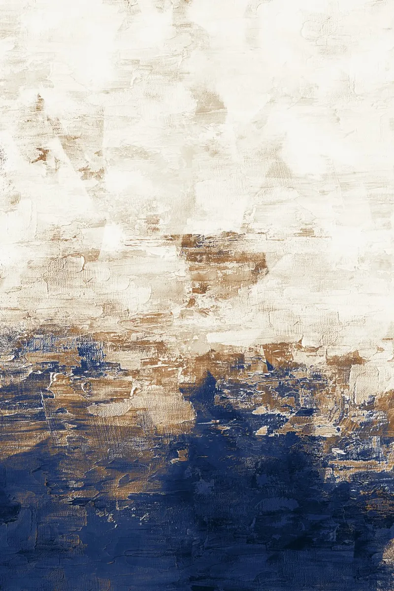 Abstract Painting no. 1 Blue carta hahnemühle da adrianooliveira