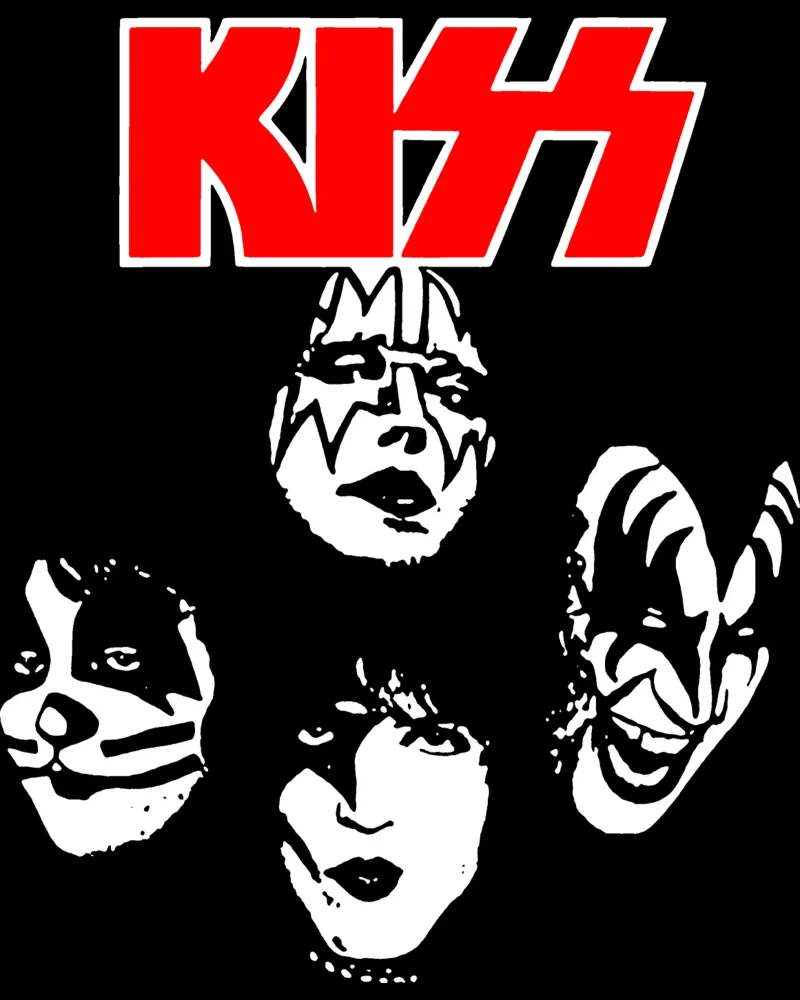 Kiss - band hahnemühle by Deepness