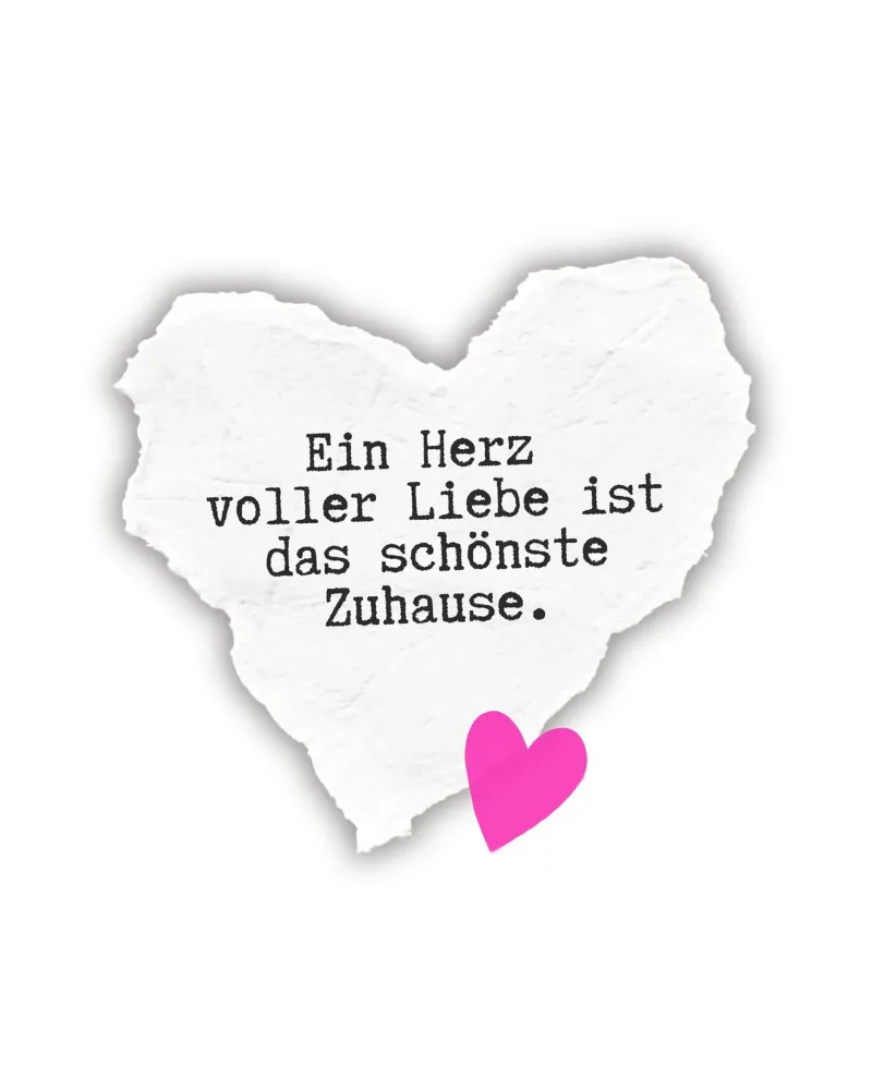 Herz. Liebe. Zuhause. carta hahnemühle da DigiWunderwerk