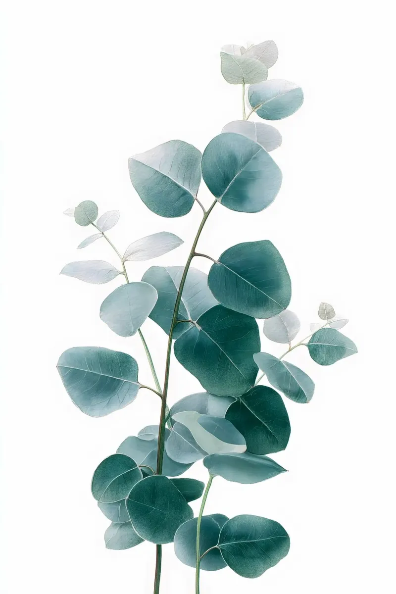 Arte botanica dell'eucalipto pellicola backlit da Studio Verde