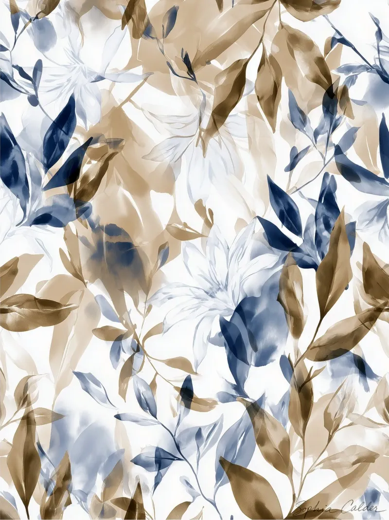 La quiete in fiore carta hahnemühle da Sophia Calder Studio