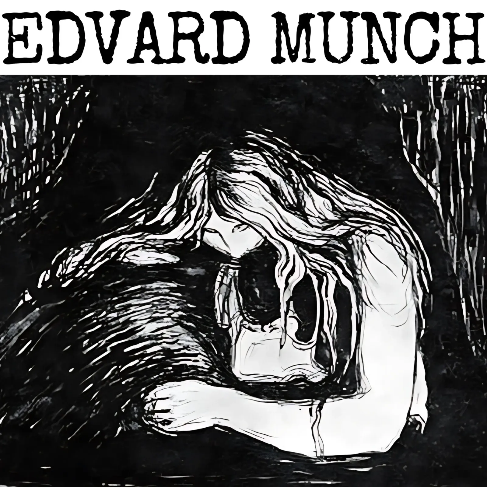 Vampiro II di Edvard Munch pellicola backlit da kaitlinparkershop