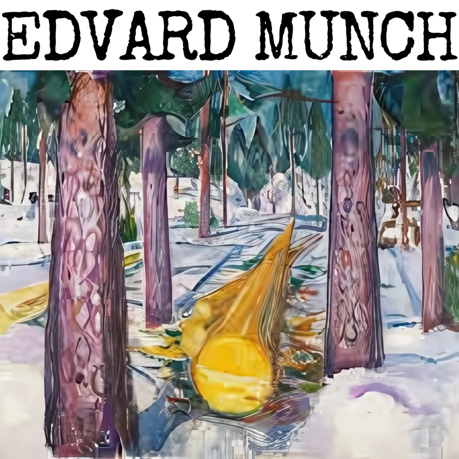 Il ceppo giallo di Edvard Munch pellicola backlit da kaitlinparkershop