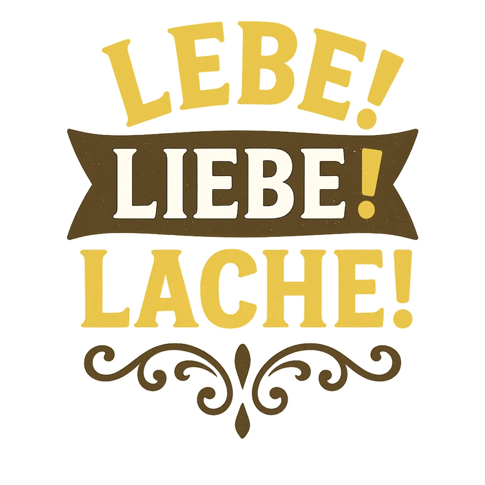 LEBE LIEBE LACHE pellicola backlit da Vintage Van Gogh