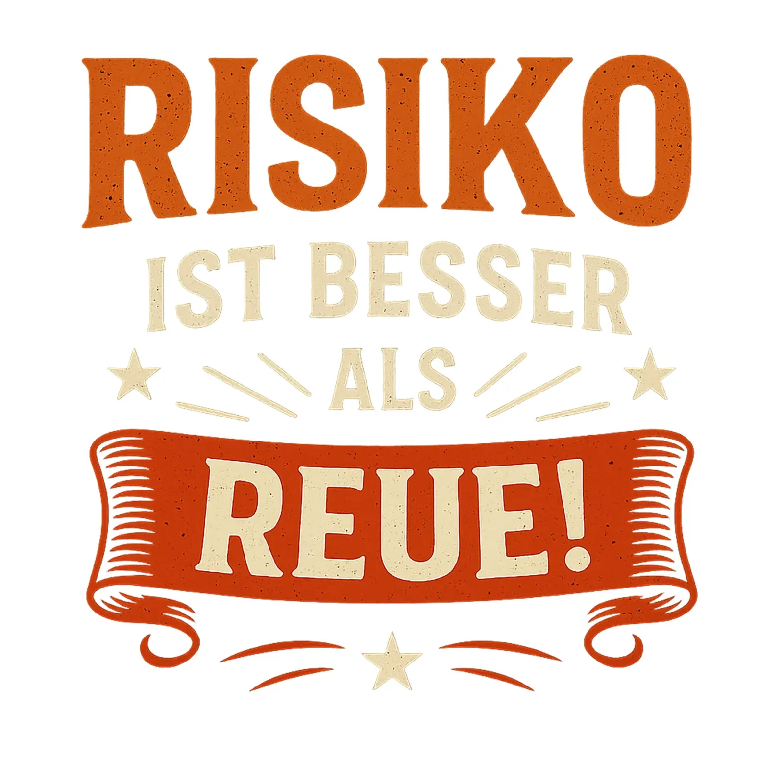 RISIKO IST BESSER ALS REUE pellicola backlit da Vintage Van Gogh
