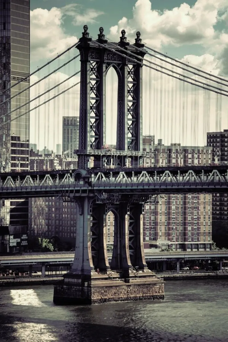 Manhattan Bridge alluminio dibond da Michael Belhadi