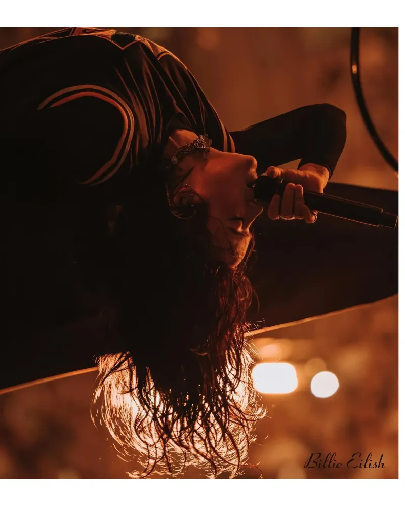 Billie Eilish Esibirsi - 003 pellicola backlit da AudioLibrary